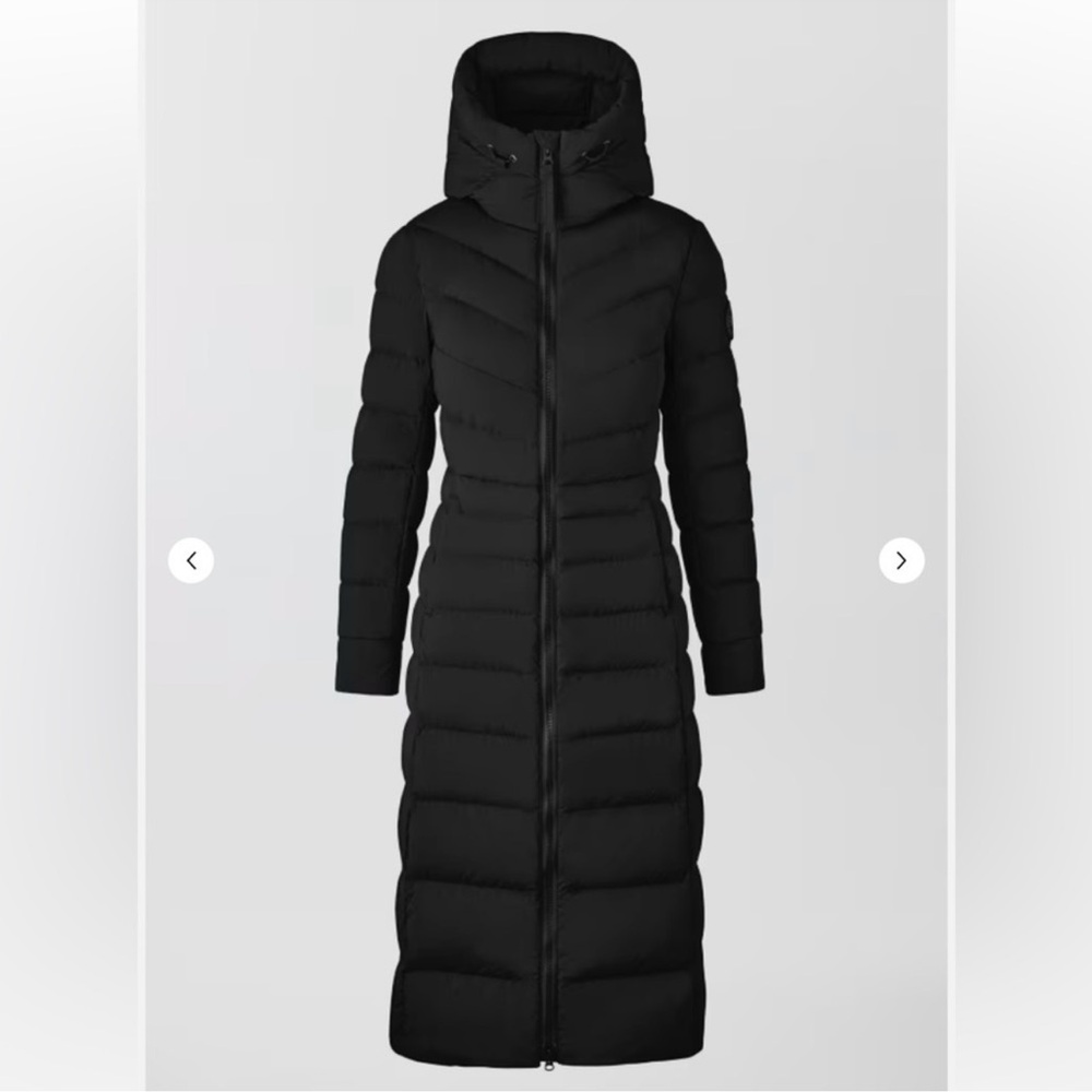 New Authentic Canada Goose Women's Clair Long Coat Size Large - Picture 11 of 11